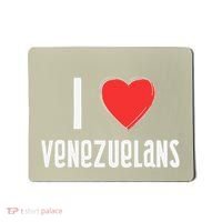 I Love Venezuelans Nationality Venezuela Mousepad thumb 0