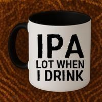 Ipa Lot When I Drink Coffee Mug thumb 2