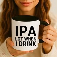 Ipa Lot When I Drink Coffee Mug thumb 3