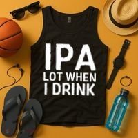Ipa Lot When I Drink Tank Top thumb 4