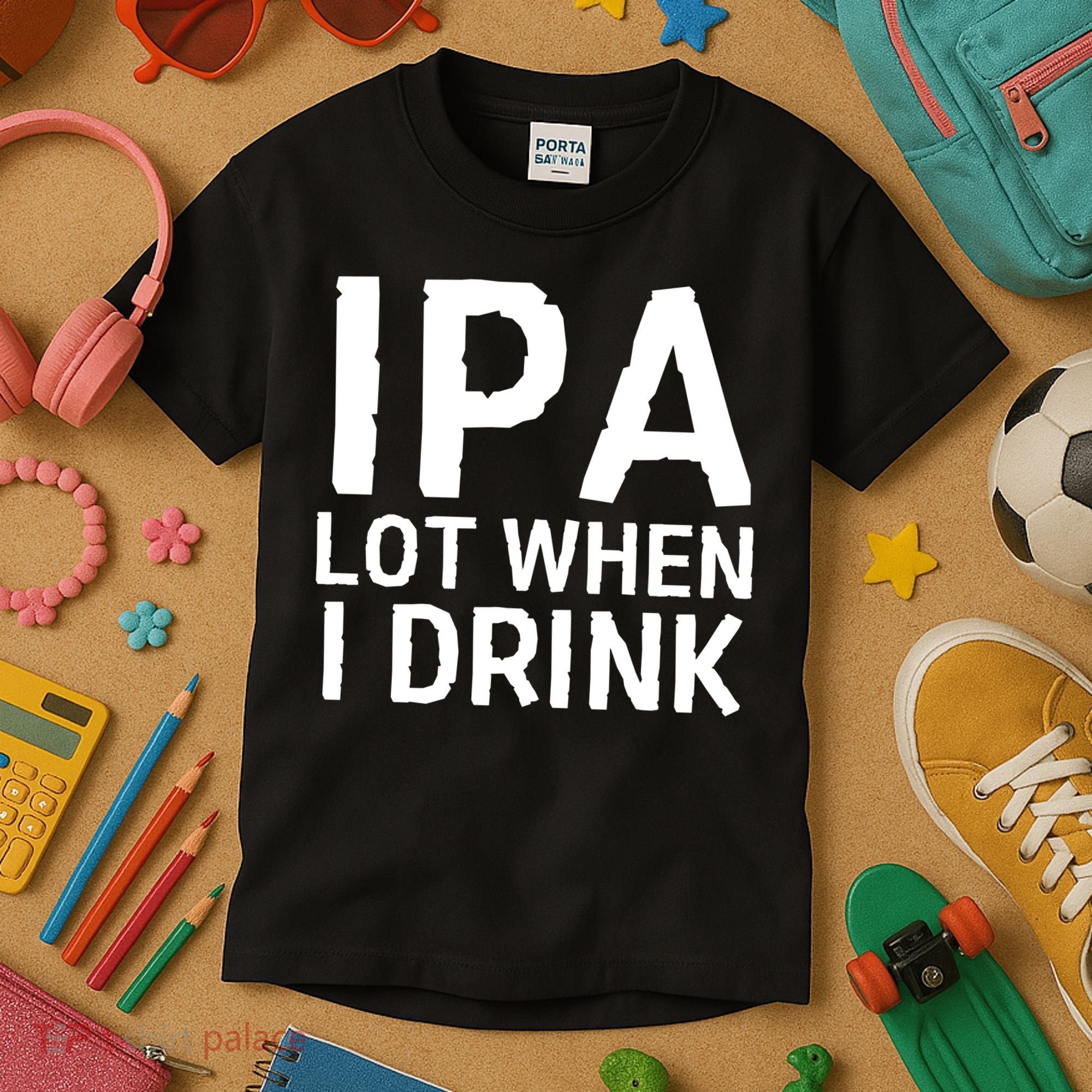 Ipa Lot When I Drink Kids T-Shirt