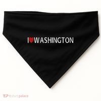 I Love Washington USA-Made Doggie Bandana thumb 0