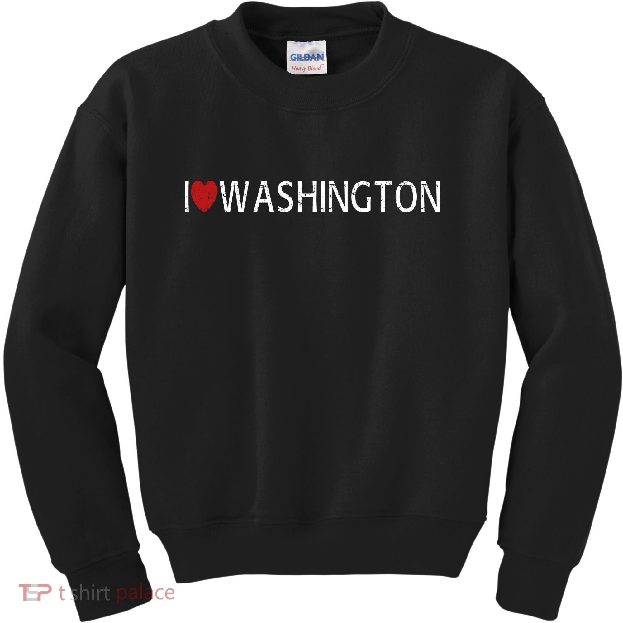 I Love Washington Kids Sweatshirt