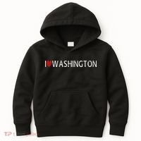 I Love Washington Kids Hoodie thumb 0