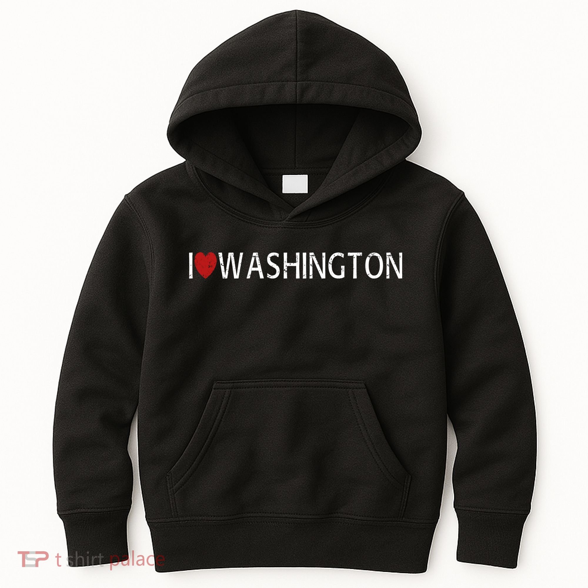 I Love Washington Kids Hoodie