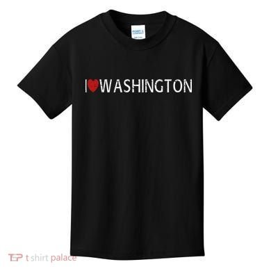 I Love Washington Kids T-Shirt