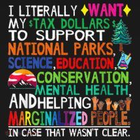 I Literally Want My Tax Dollars To Support National Parks Sweatshirt thumb 3