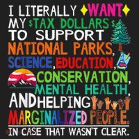 I Literally Want My Tax Dollars To Support National Parks Beanie thumb 2