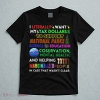 I Literally Want My Tax Dollars To Support National Parks T-Shirt thumb 5