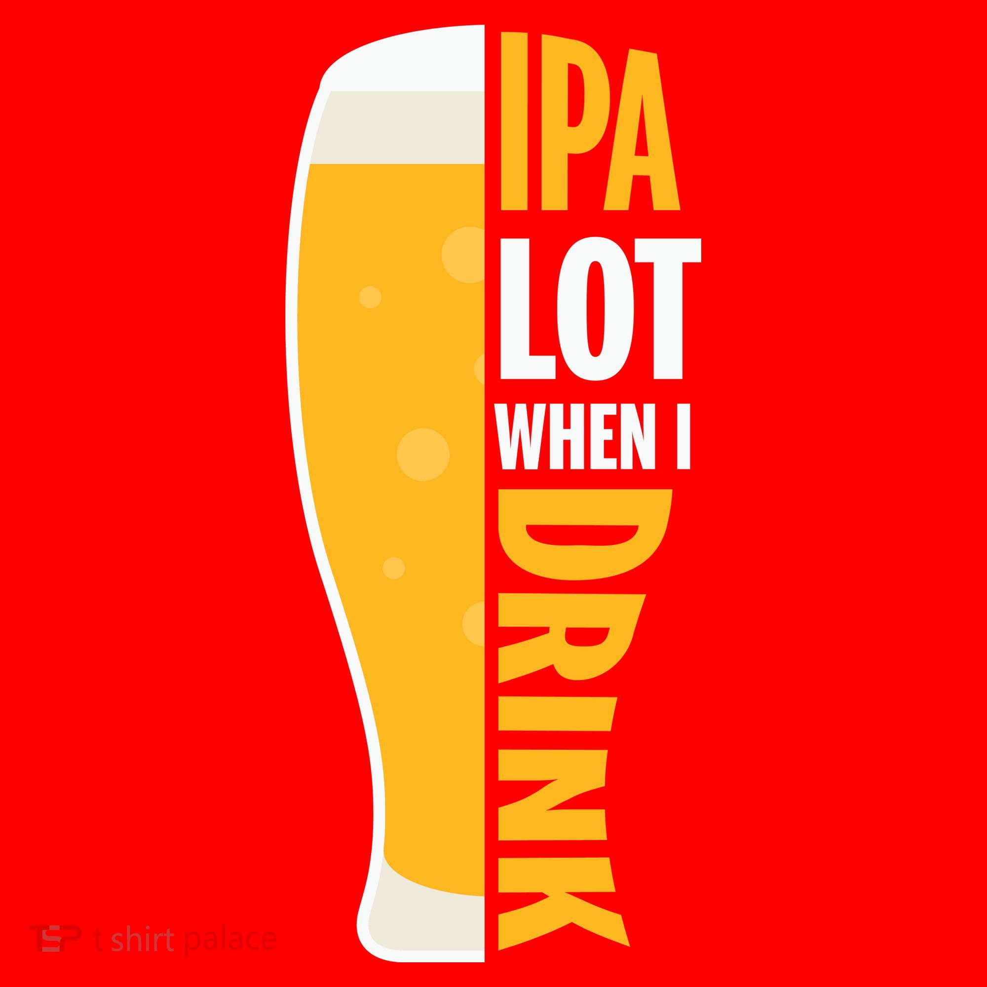 IPA Lot When I Drink Beer Lover Drinking Team Beer Gift Santa Hat