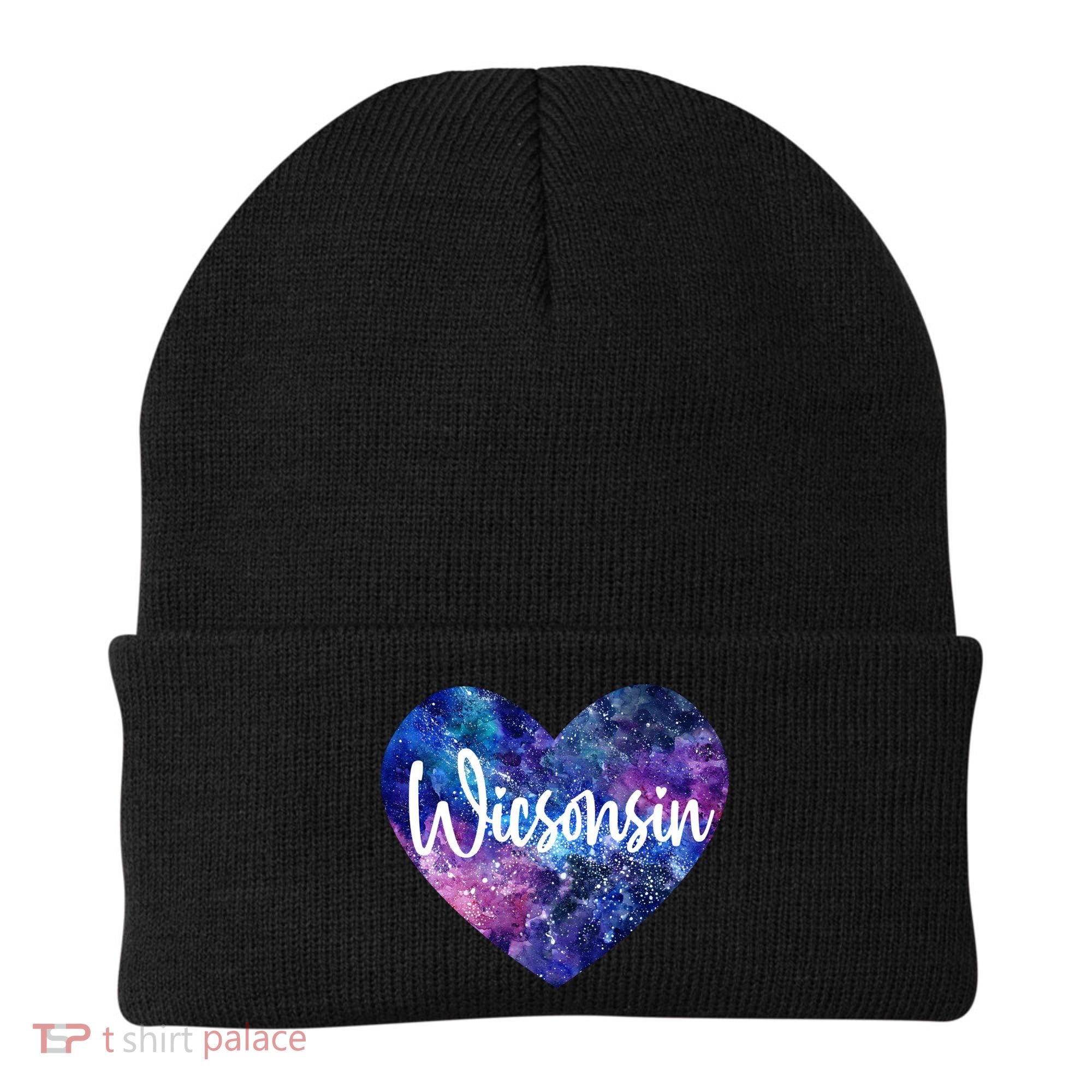 I Love Wisconsin Usa Great Gift Beanie