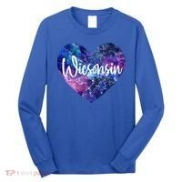 I Love Wisconsin Usa Great Gift Long Sleeve Shirt thumb 0