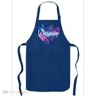 I Love Wisconsin Usa Great Gift Apron thumb 0