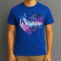I Love Wisconsin Usa Great Gift T-Shirt thumb 3