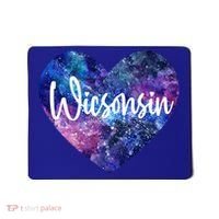 I Love Wisconsin Usa Great Gift Mousepad thumb 0