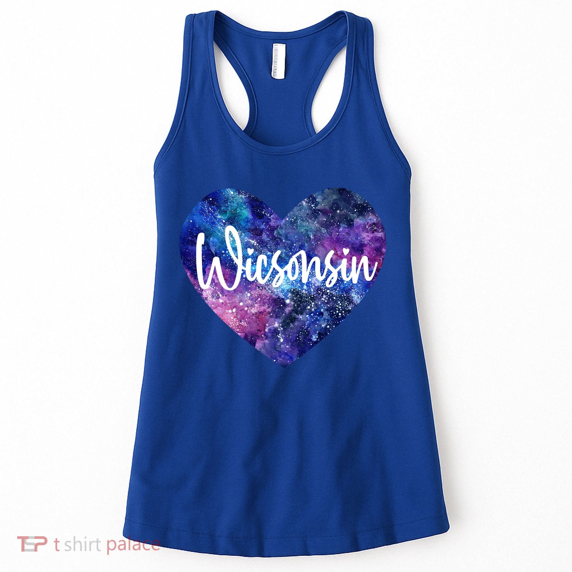 I Love Wisconsin Usa Great Gift Women's Tank Top