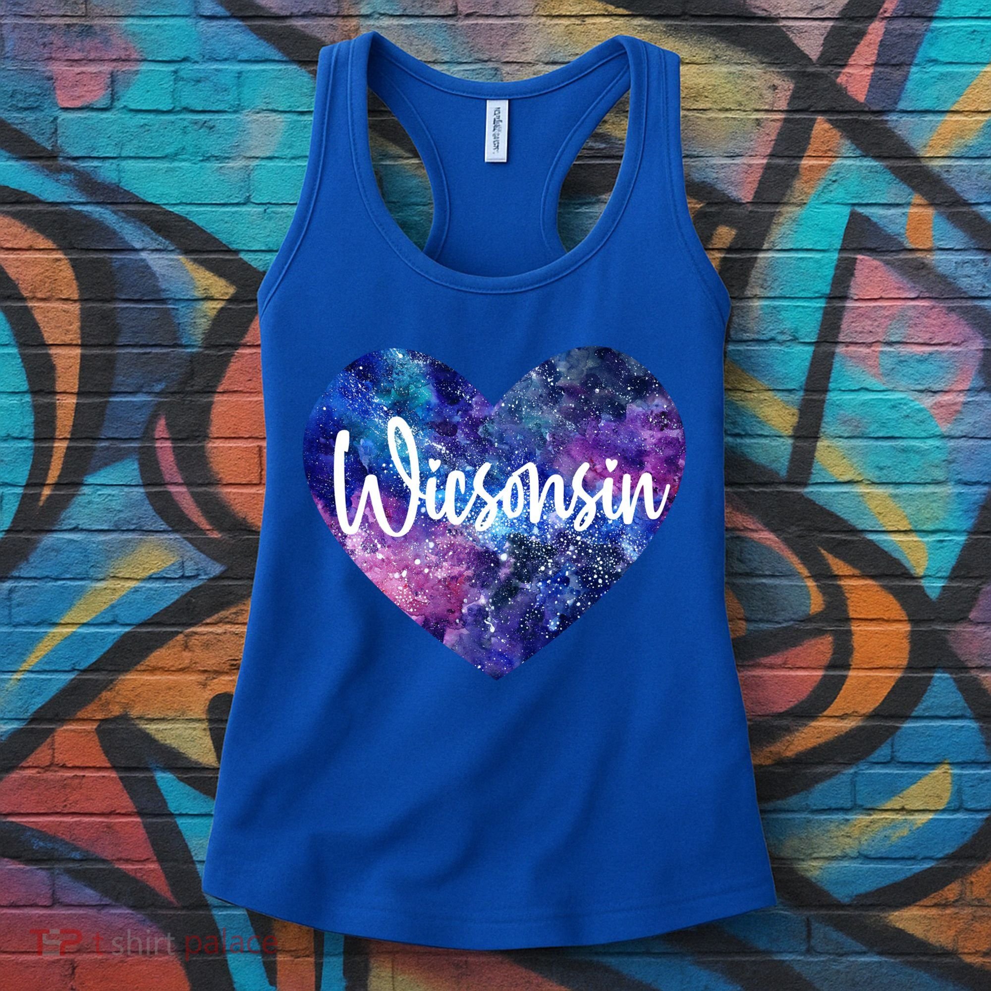 I Love Wisconsin Usa Great Gift Women's Tank Top