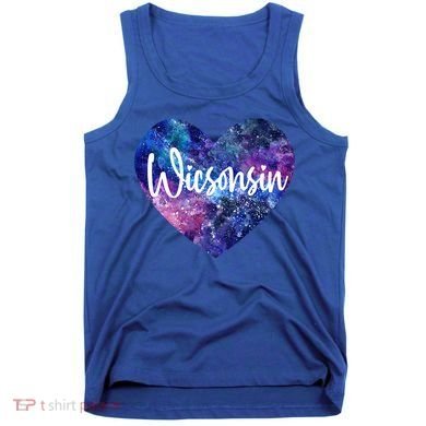 I Love Wisconsin Usa Great Gift Tank Top