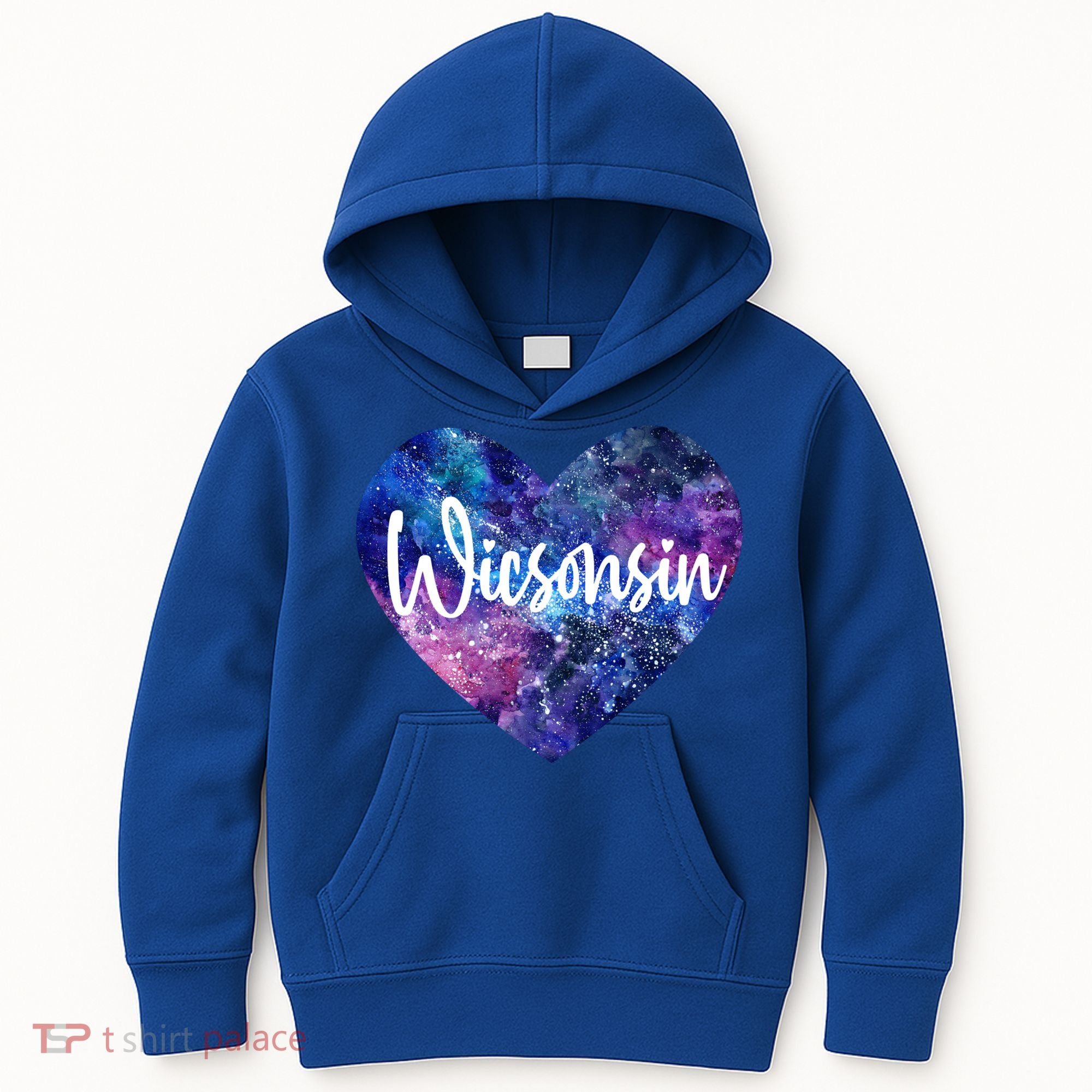I Love Wisconsin Usa Great Gift Kids Hoodie