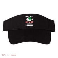 I Like Weed My Cat Maybe 3 People 420 Cannabis Stoner Gift Visor thumb 0
