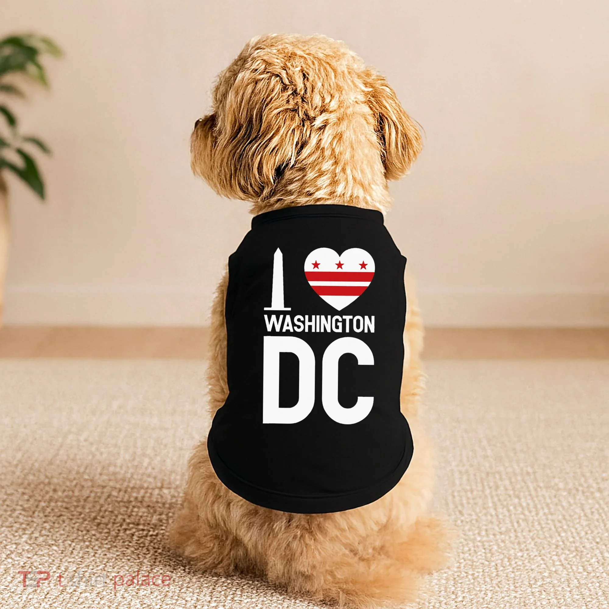 I Love Washington DC Doggie Tank