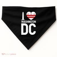 I Love Washington DC USA-Made Doggie Bandana thumb 0