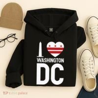 I Love Washington DC Hoodie thumb 4