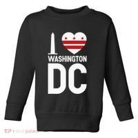I Love Washington DC Toddler Sweatshirt thumb 0