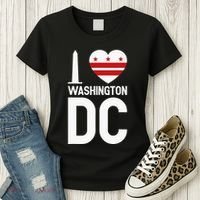 I Love Washington DC Women's T-Shirt thumb 3