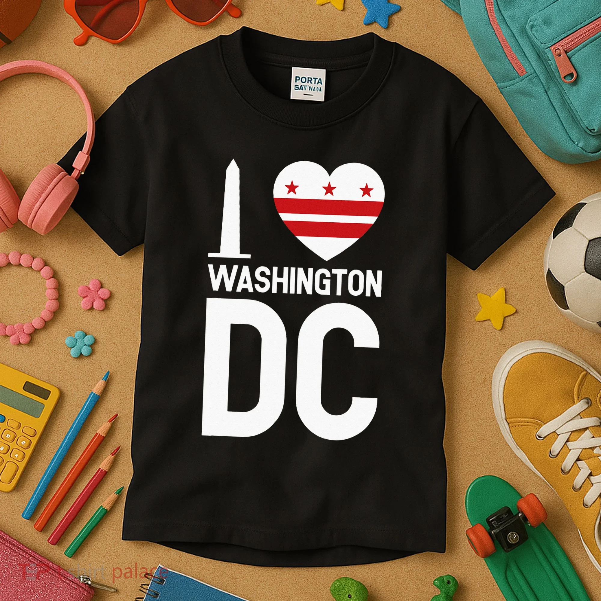 I Love Washington DC Kids T-Shirt