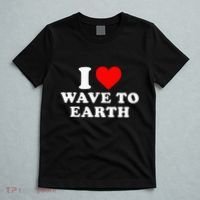 I Love Wave To Earth Funny I Heart Wave To Earth T-Shirt thumb 5