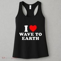 I Love Wave To Earth Funny I Heart Wave To Earth Women's Tank Top thumb 3