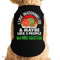 I LIKE WATERMELON AND MAYBE LIKE 3 PEOPLE & ROSS CHASTAIN Doggie Tank thumb 0