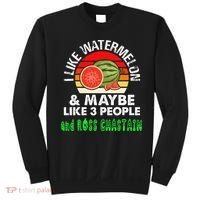 I LIKE WATERMELON AND MAYBE LIKE 3 PEOPLE & ROSS CHASTAIN Sweatshirt thumb 0