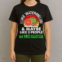 I LIKE WATERMELON AND MAYBE LIKE 3 PEOPLE & ROSS CHASTAIN T-Shirt thumb 4