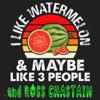 I LIKE WATERMELON AND MAYBE LIKE 3 PEOPLE & ROSS CHASTAIN Beanie thumb 2