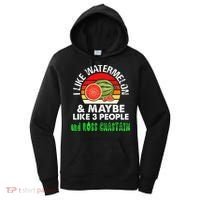 I LIKE WATERMELON AND MAYBE LIKE 3 PEOPLE & ROSS CHASTAIN Women's Hoodie thumb 0