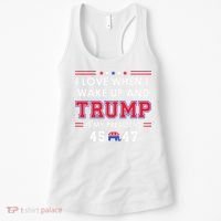 I Love When I Wake Up In The Morning Donald Trump President Women's Tank Top thumb 0