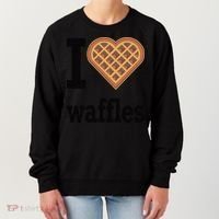 I Love Waffles Women's Sweatshirt thumb 0