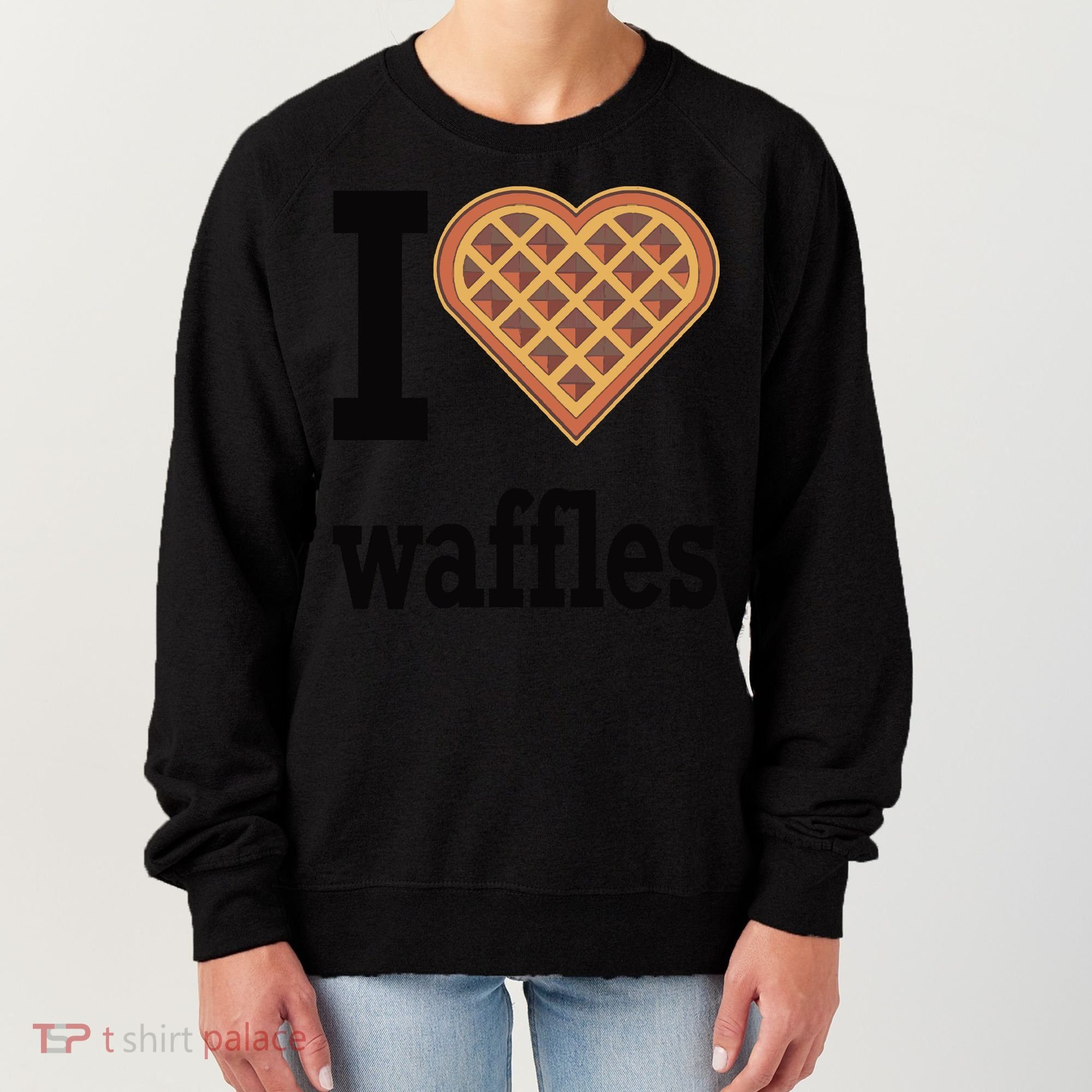 I Love Waffles Women's Sweatshirt