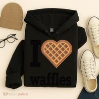 I Love Waffles Hoodie thumb 4