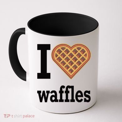 I Love Waffles Coffee Mug