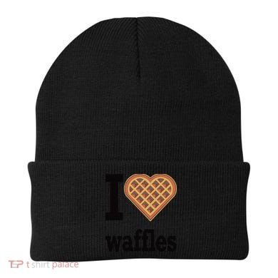 I Love Waffles Beanie