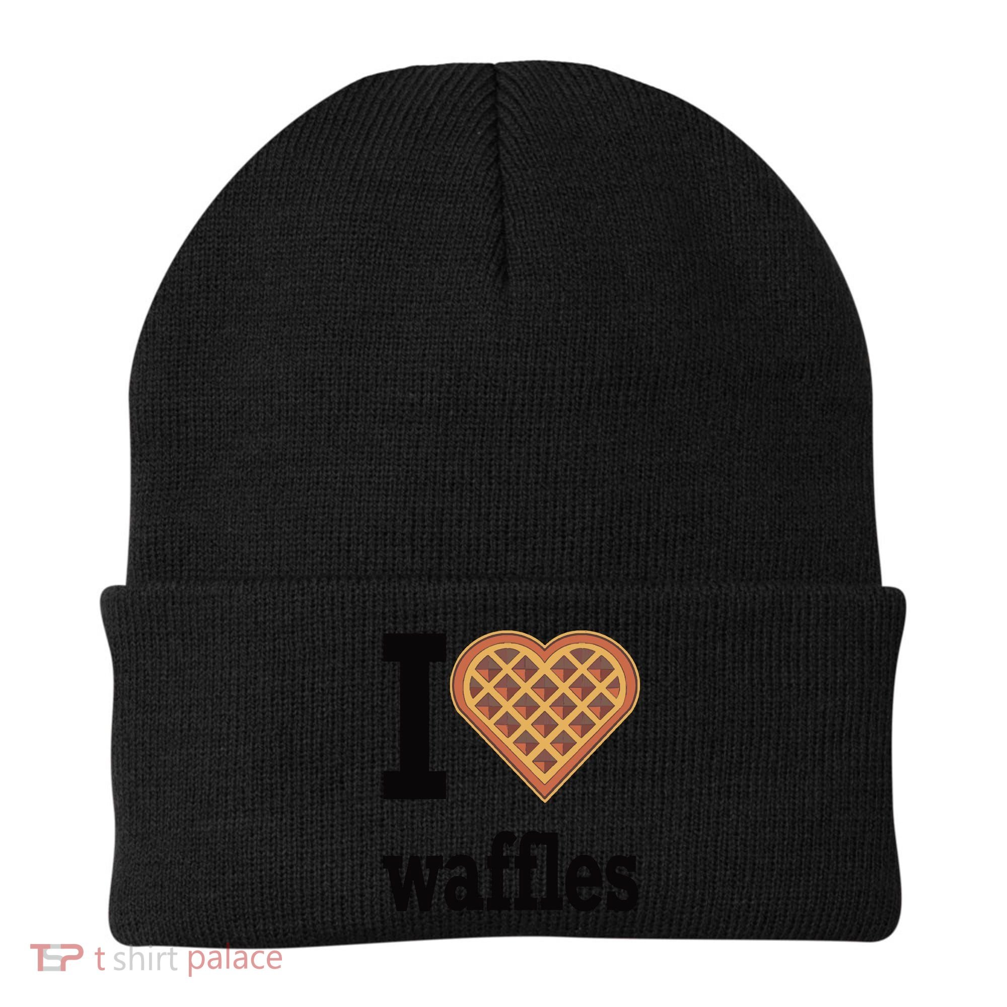 I Love Waffles Beanie