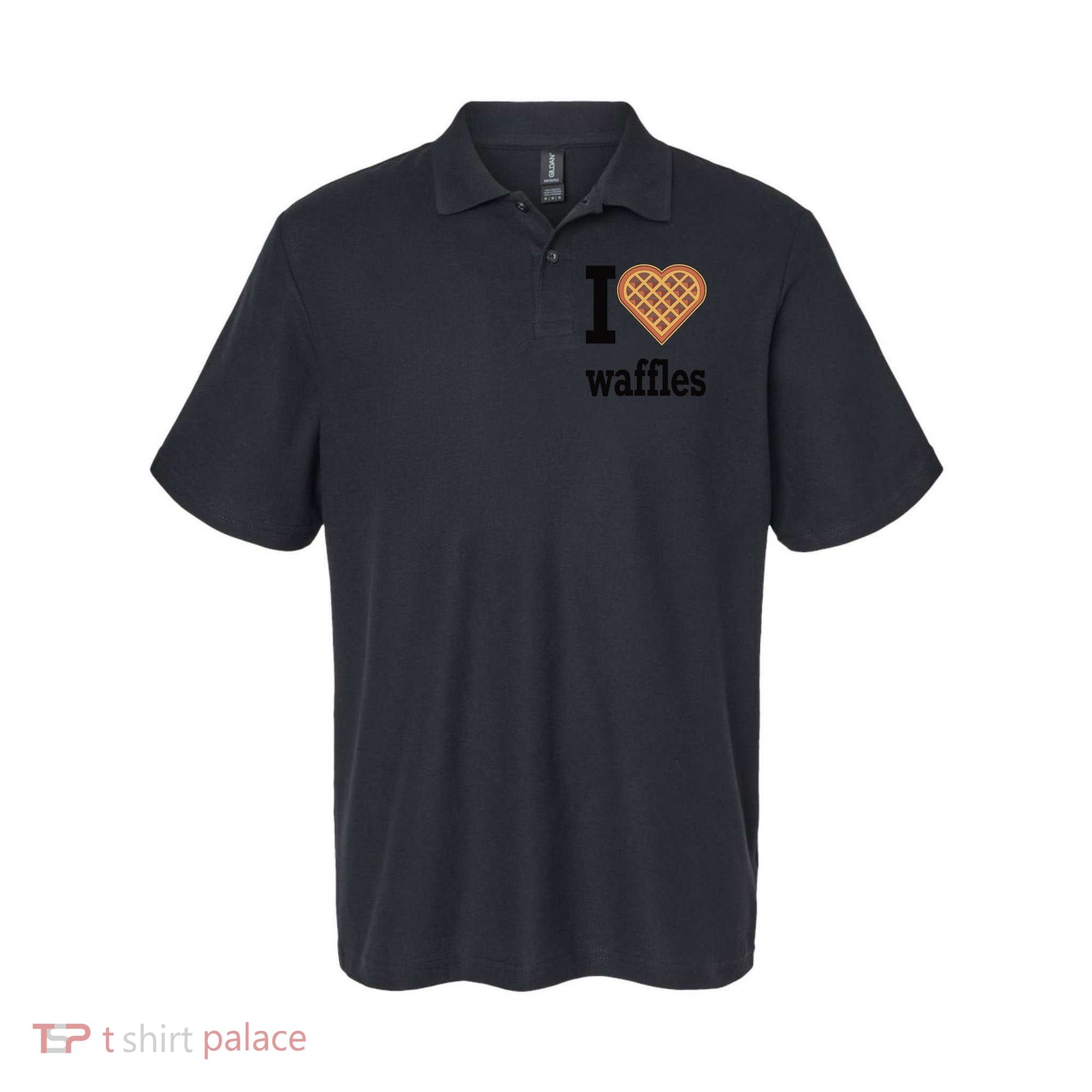 I Love Waffles Polo