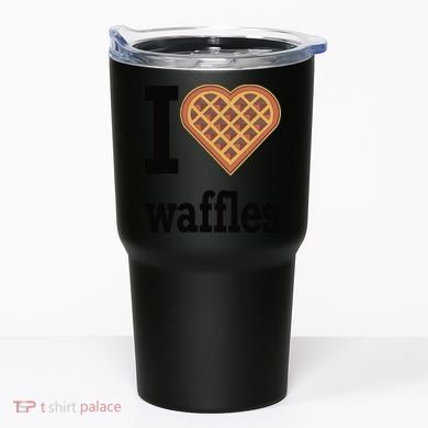 I Love Waffles Tumbler