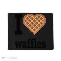 I Love Waffles Mousepad thumb 0