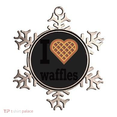I Love Waffles Ornament