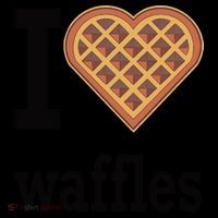 I Love Waffles Ornament thumb 1
