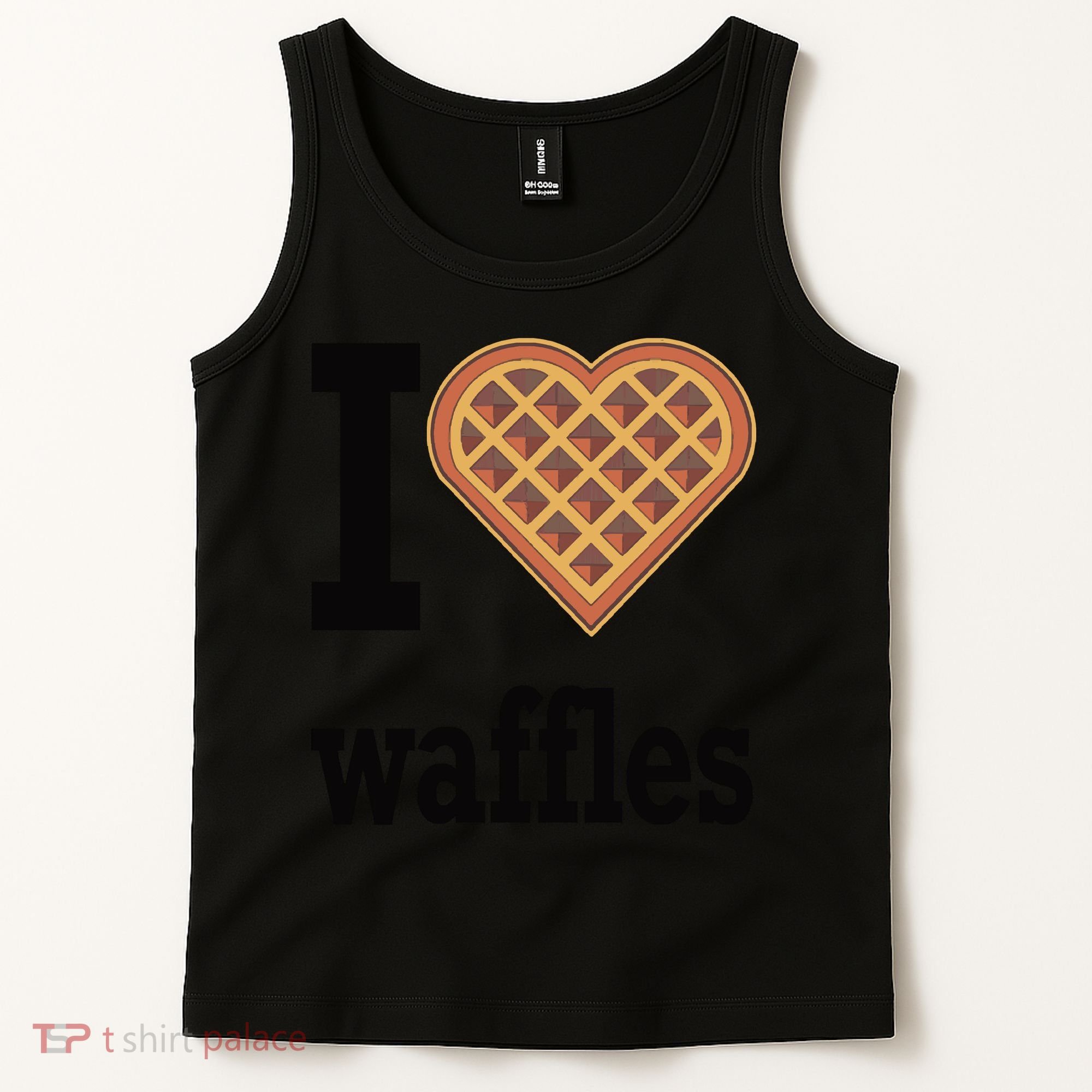 I Love Waffles Tank Top